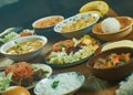 Ghanaian assorted  cuisine Royalty Free Stock Photo