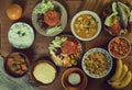 Ghanaian assorted  cuisine Royalty Free Stock Photo