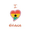 Ghanaian flag patriotic t-shirt design.