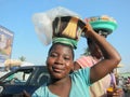 Ghanaian Girl Street Vendor