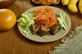 Ghanaian Jollof Rice Royalty Free Stock Photo