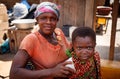 Ghanaian mother and son