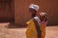 Ghanaian woman and son