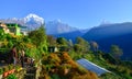 Himalaya Mountains, view from Ghandruk, Nepal