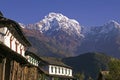 Ghandruk Village in Nepal Royalty Free Stock Photo