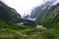 Ghangaria Village, Uttarakhand, India Royalty Free Stock Photo