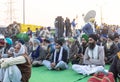 Indian Sikh farmer protest against the new farm law bill