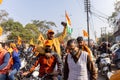 Indian people participating in protest Royalty Free Stock Photo