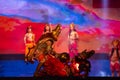 Artists playing ramayan character in ramlila