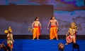 Artists playing ramayan character in ramlila