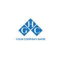 GHC letter logo design on WHITE background. GHC creative initials letter logo concept. GHC letter design Royalty Free Stock Photo