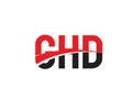 GHD Letter Initial Logo Design Vector Illustration