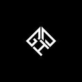 GHD letter logo design on black background. GHD creative initials letter logo concept. GHD letter design