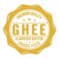 Ghee grunge rubber stamp