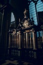 GHENT, BELGIUM - August, 2019: Interior of Saint Michael church Sint-Michielskerk in Ghent. Roman Catholic Church devoted to St Royalty Free Stock Photo