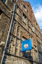 Sign of a bar in Ghent, Belgium, showing the logo of the Belgian beer Delirium tremens