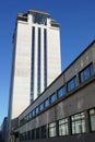 Book Tower or boekentoren of Ghent, Belgium. Architecture for the happy few.