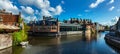 Ghent canal. Ghent, Belgium