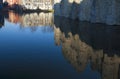 Ghent canal reflextion Royalty Free Stock Photo