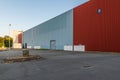 Ghent, East Flanders Region, Belgium - Cargo warehouse of the Flanders Ghent expo site