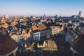 Ghent City Panoramic View Royalty Free Stock Photo