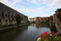 Ghent (Gent) canal Royalty Free Stock Photo