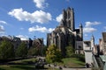 Ghent. The Gothic Saint Nicholas` Church and the giant bell