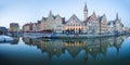 Ghent Medival Town in Belgium Royalty Free Stock Photo