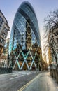 The Gherkin building in London