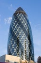 Gherkin building 30 St Mary Axe iconic symbol of London