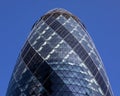 The Gherkin in the City of London, UK