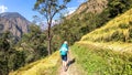 Ghermu - A girl hiking in Himalayas