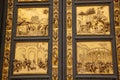 Ghiberti Paradise Baptistery Bronze Door Florence Royalty Free Stock Photo