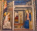 Ghirlandaio Virgin Fresco Annunciation Santa Maria Novella Church Florence Italy