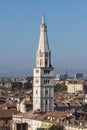 Ghirlandina Tower (Garland), Modena, Emilia Romagna, Italy, overlooking the city of Modena