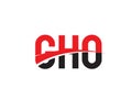 GHO Letter Initial Logo Design Vector Illustration Royalty Free Stock Photo