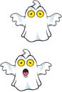 Ghost Character With Yellow Eyes