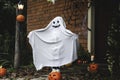 Ghost costume for Halloween party Royalty Free Stock Photo