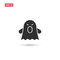 Ghost costume icon vector design isolated 4