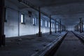 The ghost darkness dirty hall Royalty Free Stock Photo