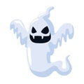 Ghost floating halloween character icon