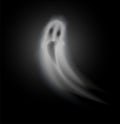 Ghost of Halloween Poltergeist Isolated Vector Royalty Free Stock Photo