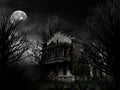 Ghost house Royalty Free Stock Photo