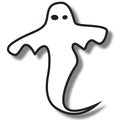 Ghost Icon Royalty Free Stock Photo