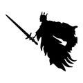 Ghost King silhouette scary monster fantasy