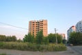 Ghost Pripyat Chernobyl Exclusion Zone at Winter Royalty Free Stock Photo