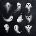 Ghost Realistic Set Transparent