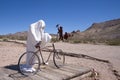 Ghost sculptures in the Goldwell Open Museum