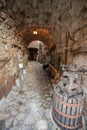 Ghost town of Celleno  in Lazio in Italy Royalty Free Stock Photo