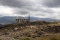 Ghost town church view Pueblo fantasma de Abades, Tenerife, Canary islands, Spain - Image Royalty Free Stock Photo